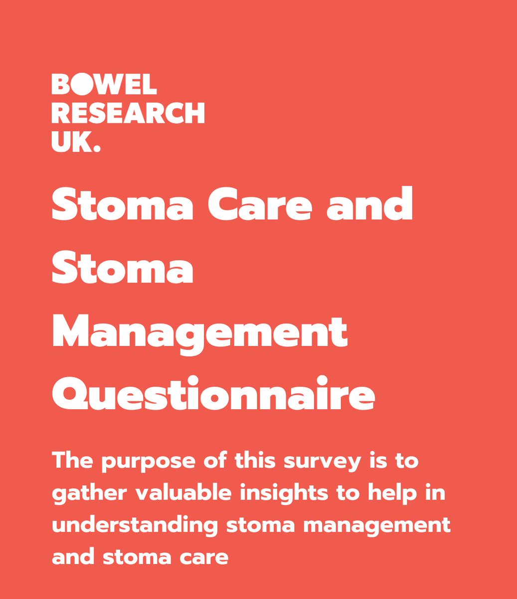 Researchers at King's College London are looking for people with a stoma to fill out a questionnaire as part of a PhD research study: forms.office.com/pages/response…

#BowelResearch #StomaCare #StomaManagement #StomaAwareness #Stoma #StomaBag #Bowels #BowelDisease #PPI