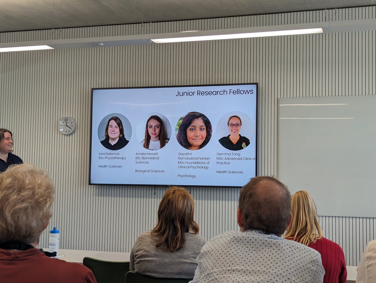 VMarMolinero's tweet photo. Learning about Mature student success: facilitators and barriers from Iona Bateman, Gayathri Ramasubramian, Amelia Hewett and Gemma Tong #CHEPstival @UoS_CHEP https://t.co/J6Ps6bXT3D