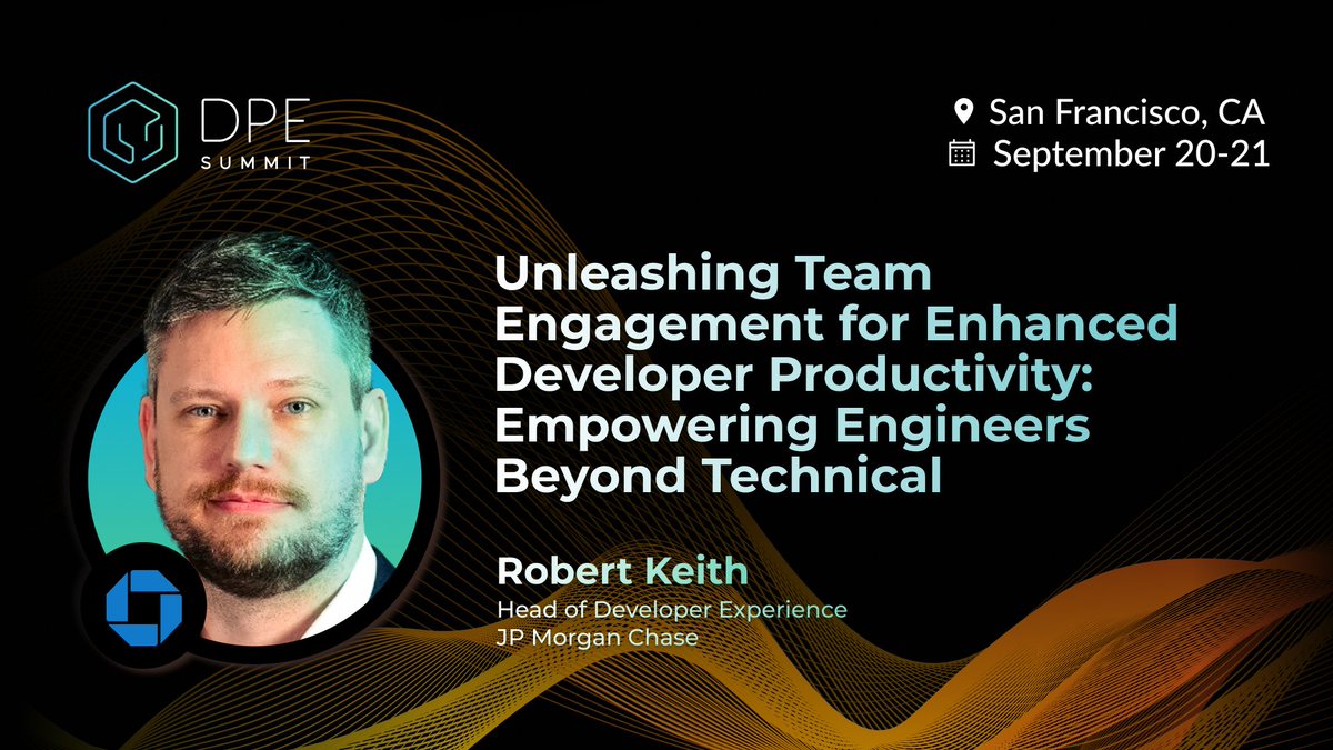 Discover how fostering psychological safety 🛟 and open communication 📢 enables #softwaredevs to not only excel in technical tasks but also effectively navigate administrative responsibilities. Join #DPESummit23 and hear how Robert Keith, head of developer experience at JP