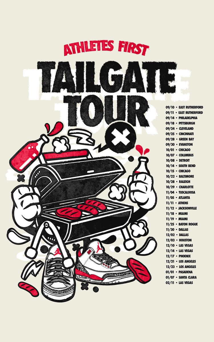 Presenting The Athletes First Tailgate Tour: COMING SOON TO A CITY NEAR YOU!
