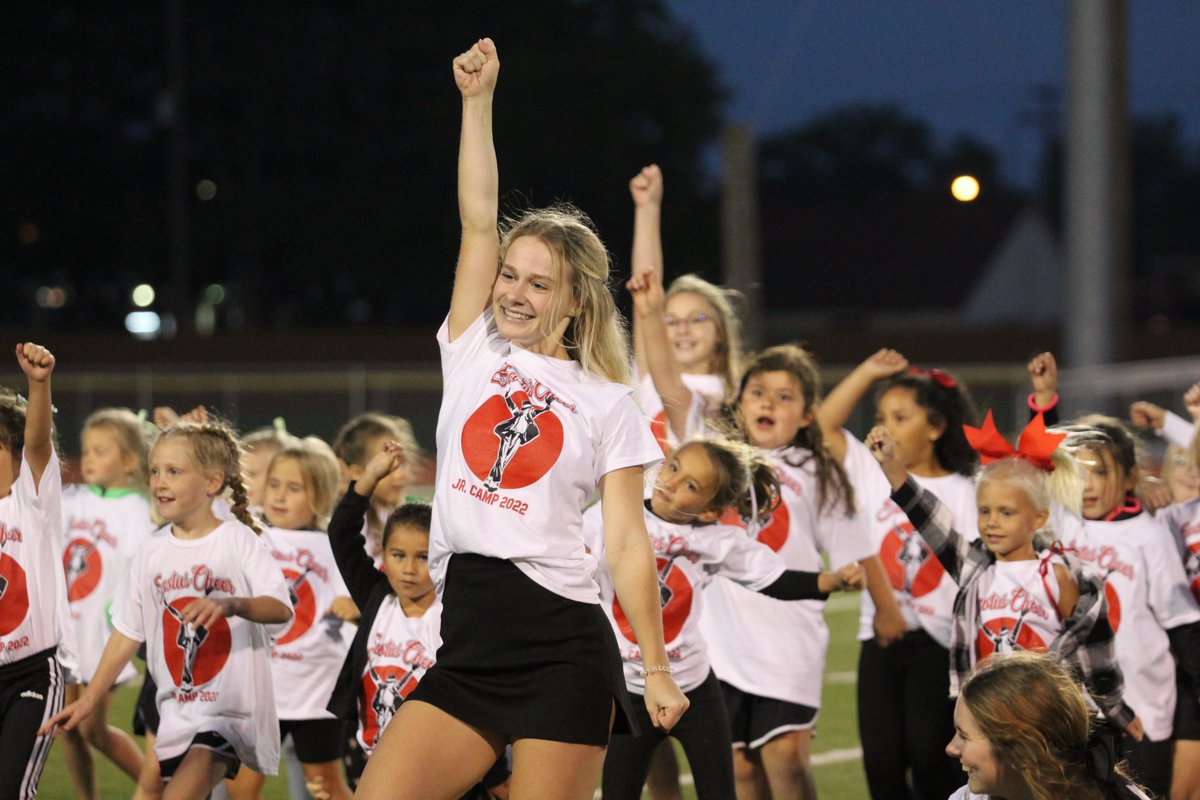 ScotusCC's tweet image. The junior cheer camp performance is tonight during halftime of the football game at Pawnee Park. Parents, please have your daughters at the game by 6:30 that would be great. 

Cheerleaders will be underneath the stadium handing out shirts before the game.

#GoRocks