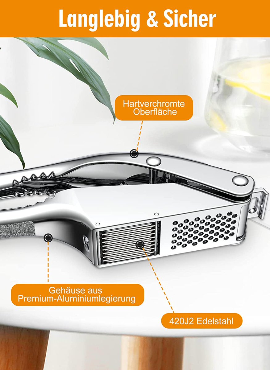 supplies24037's tweet photo. Upgrade your cooking experience with this Stainless Steel Manual Garlic Press! 📷📷📷
Say goodbye to the hassle of peeling and mincing garlic! 📷📷
With its sturdy stainless-steel construction, this garlic press ensures durability and long-lasting performance. https://t.co/kqiiecSYqs