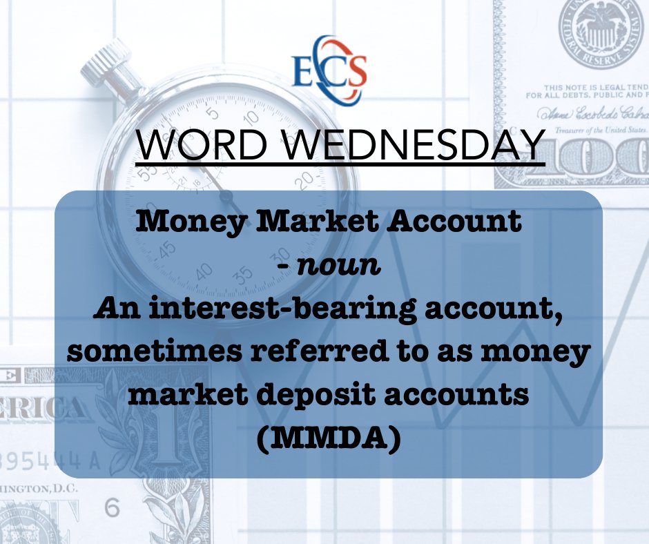 This Word Wednesday we're talking Money Markets! MM accounts are great for storing $$ for emergencies & other savings goals. From >interest rates to being a great option for savings that aren’t part of your regular budget. To Learn More Visit our website eastcountyschools.org/moneymarket
