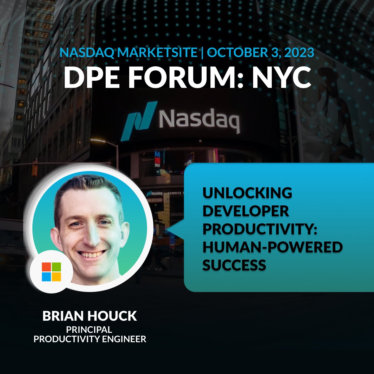 gradle's tweet photo. We’re excited to gather together NYC-area #sofwaredevelopers at #DPE Forum, coming right up on October 3rd.
Join @savagehouck to learn how Microsoft uses a blend of research techniques to build an understanding of the human factors that impact developer productivity…and what they do with it!
This talk and more at DPE Forum: New York City - October 3 at Nasdaq. Get your complimentary pass at: https://t.co/BnWF1RsThY
#DevProd #DevX #DX #CI #softwaredevelopment #DeveloperProductivityEngineering