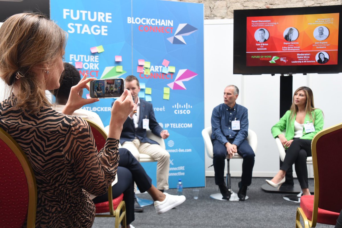 🎙️ Our moderator, Rabia Mirza, and panelists Dayna Caceres, Joel Dupont, and Tom O'Brien, discussed the fascinating intersection of Technology and Human-Centric Leadership. Dive deeper into this crucial topic at #TechConnectLive

#TechConnectIRE #Leadership #TechLeadership