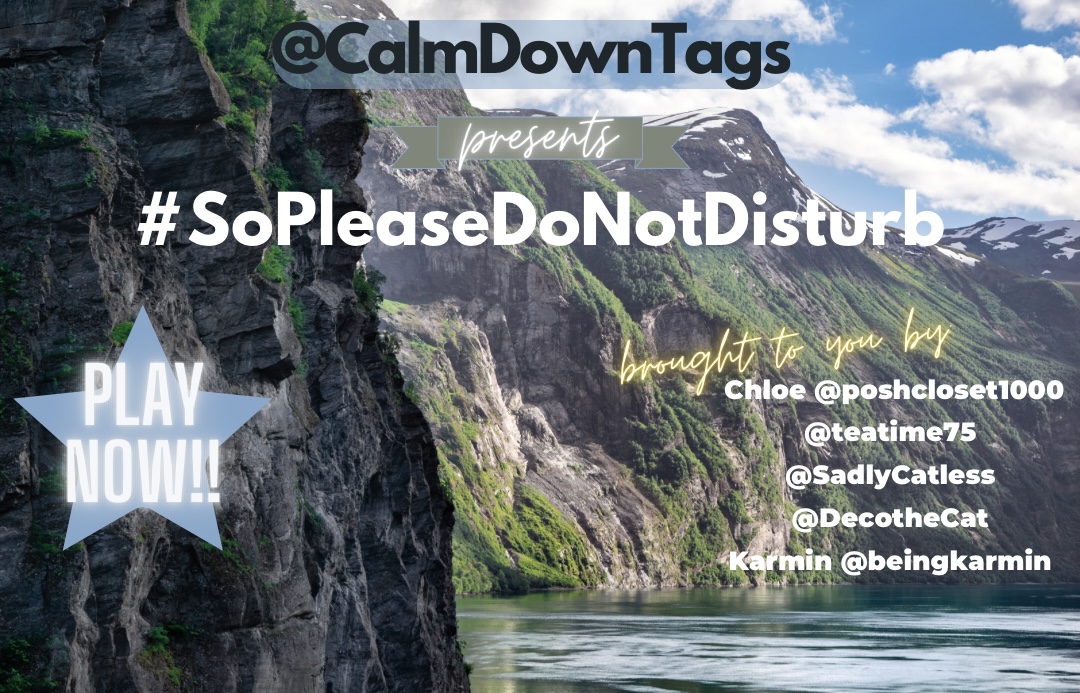 💛🧡🤎Welcome Everyone🤎🧡💛

🚨Let’s all Calm Down and play🚨:

#SoPleaseDoNotDisturb

🔥..with me, Chloe @poshcloset1000 <a href="/teatime75/">Bob Innella</a> <a href="/SadlyCatless/">portmanteau jones 🕊🌊🐈‍⬛</a> <a href="/DecotheCat/">Deco</a> &amp; Karmin <a href="/beingkarmin/">Karmin</a> 🔥