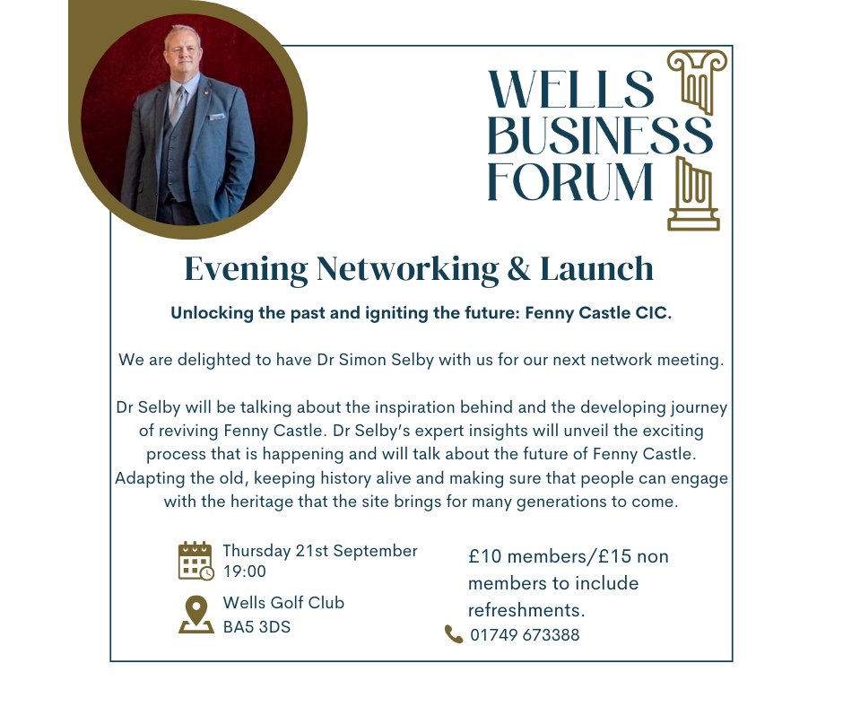 Come and join us next week at our next networking event. #networking #networkinginsomerset #wellsbusinessforum #wellsforum #simonselby #wegetthingsdone #wellssomerset #networkinginwells