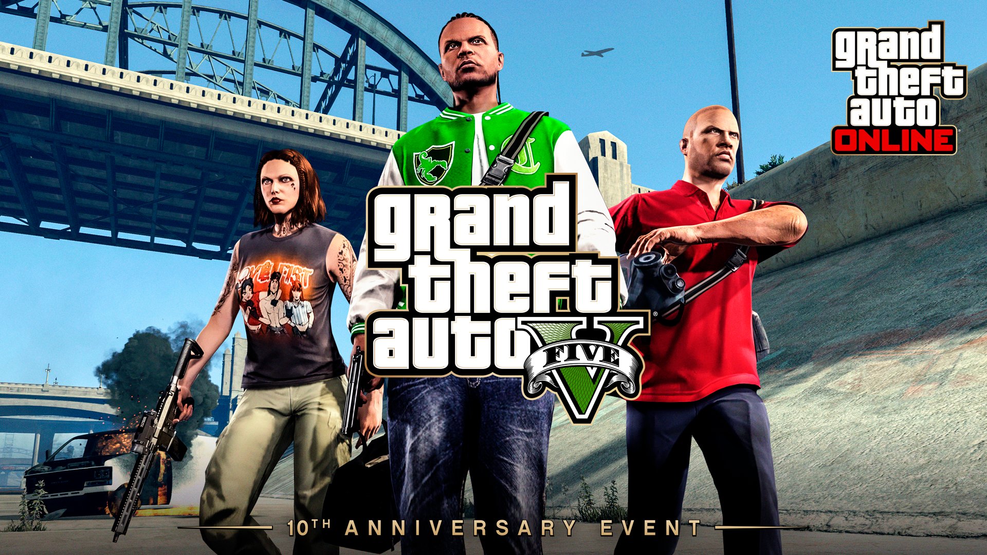 Rockstar Games on X: Celebrate 10 years of Grand Theft Auto V in