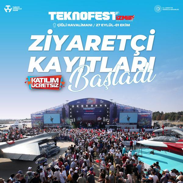 27 Eylül-01 Ekim tarihleri arasında Çiğli Havalimanında gerçekleştirilecek TEKNOFEST İZMİR  ziyaretçi kayıtları başladı 
Başvuru için 👉t3kys.com/tr/teknofest/v…
<a href="/tcmeb/">Millî Eğitim Bakanlığı</a> <a href="/Yusuf__Tekin/">Yusuf Tekin</a> <a href="/yahsiomer/">Dr. Ömer YAHŞİ</a>