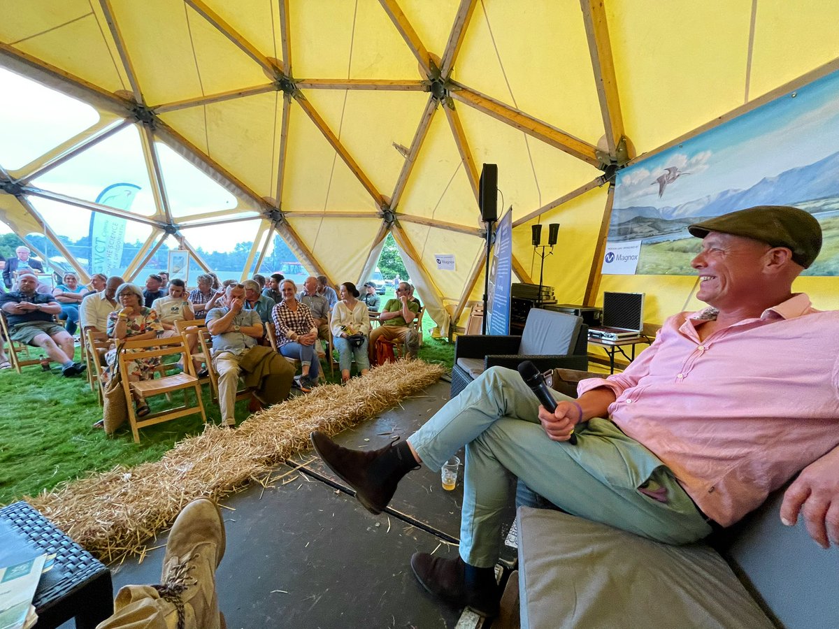 blackgull's tweet photo. A robust, light-hearted and wide ranging conversation with ‘I’m like marmite’ @1GarethWynJones at the Welsh Game Fair - incl farmer cooperatives, all dietary comers (incl audience question on eating horse), a pint’n’pie policy proposal https://t.co/S5DjqoO9VP