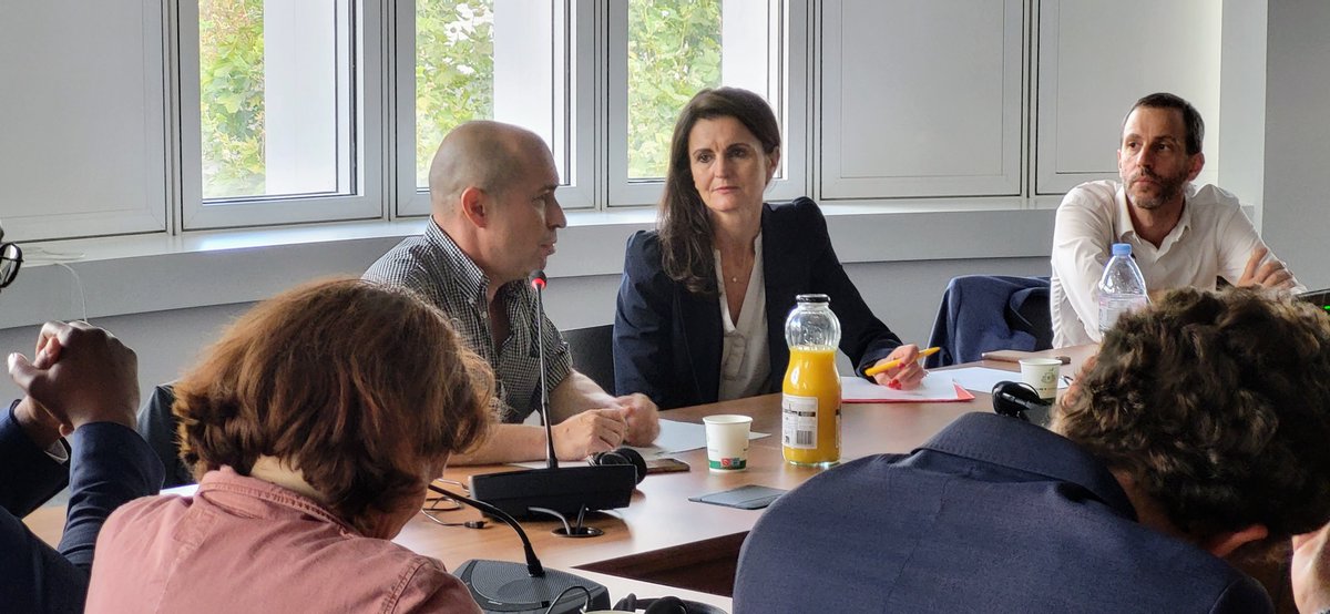 Très riche découverte du nouveau campus Nation de <a href="/Sorbonne_Nvelle/">Université Sorbonne Nouvelle</a> pour Anne-Sophie Barthez, directrice générale de la DGESIP, suivie d'échanges avec l'équipe de Daniel Mouchard, président de l'université.