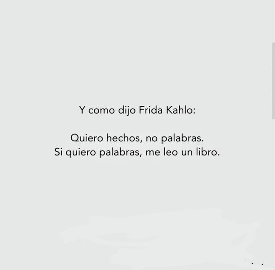 Si quiero palabras, me leo un libro. 📚😉