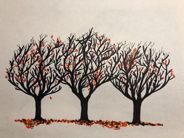 fritzfreud's tweet photo. Art of the Day: "Abbott's trees". Buy at: https://t.co/wDyeVBfS1a https://t.co/37mQVBNHAo