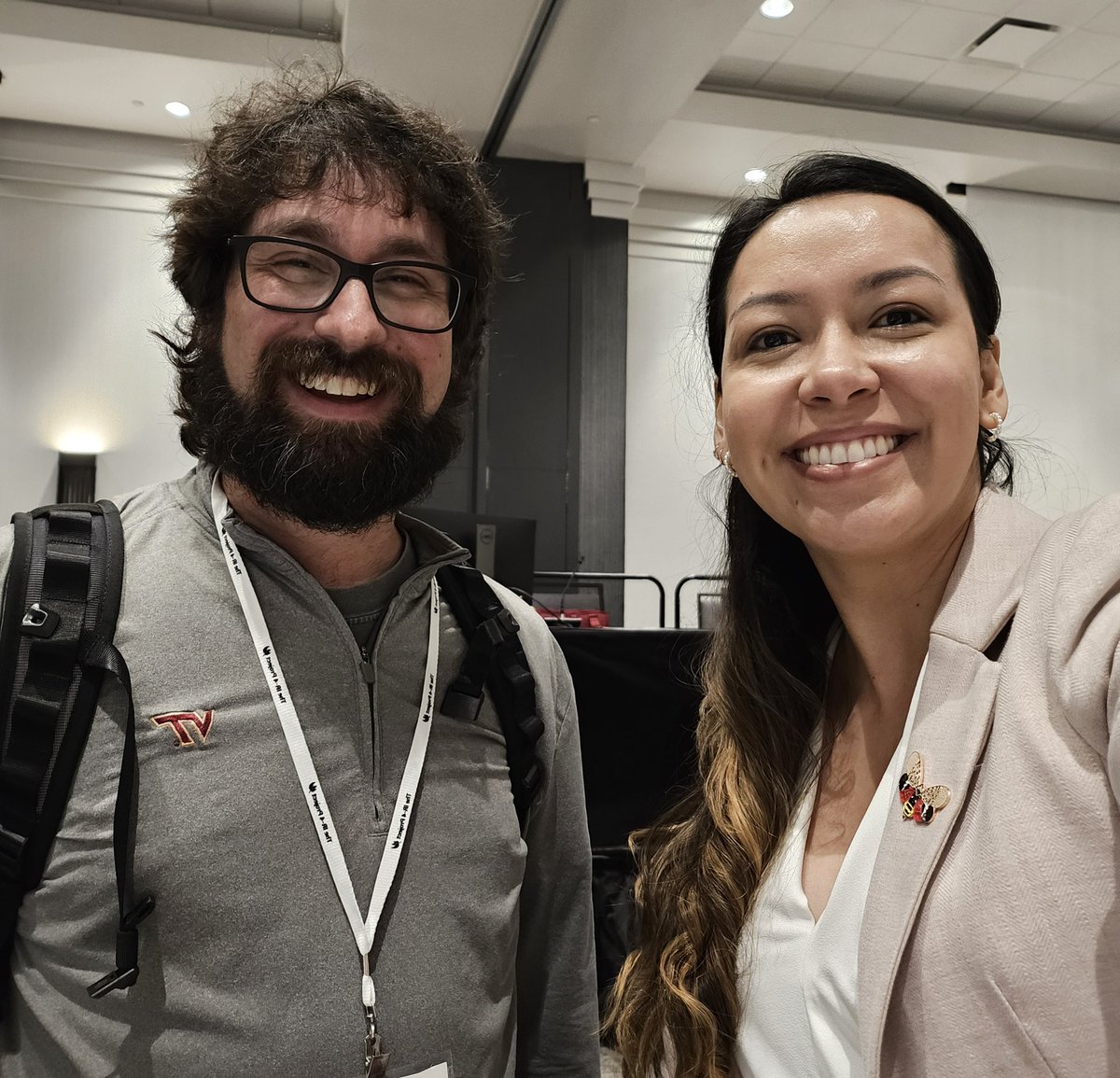 lorelopezipm's tweet photo. Representing the Eastern Shore AREC at the @IR4_Project FUW in NC with Doug Higgins our #plantpathologist and our most recent hire #entomology https://t.co/1hliWABQY9