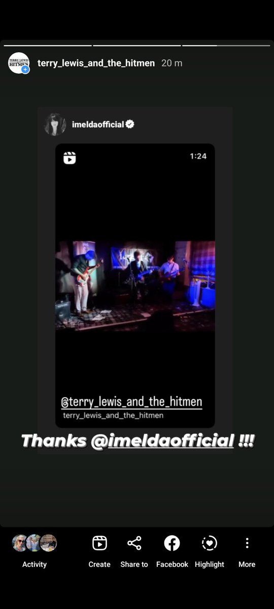 Terry Lewis and the Hitmen (@lewishitmen) on Twitter photo Thanks to <a href="/ImeldaOfficial/">Imelda May</a> for sharing our video of us playing live earlier this week,it really does means a lot Imelda.
Check out our EP 'Maisie Chain' out now on all platforms!
Terry Lewis x
open.spotify.com/album/4uc8aBIv… Thanks to <a href="/ImeldaOfficial/">Imelda May</a> for sharing our video of us playing live earlier this week,it really does means a lot Imelda.
Check out our EP 'Maisie Chain' out now on all platforms!
Terry Lewis x
open.spotify.com/album/4uc8aBIv…