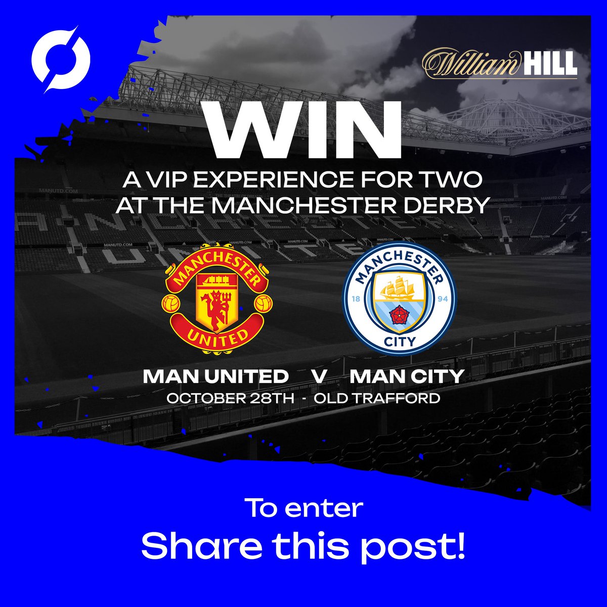 🚨Competition time!🚨 We've teamed up with @williamhillire to give away a trip to the Manchester Derby! Simply like and repost to win. **Winner announced Monday 25th of September!** #KnowTheGame