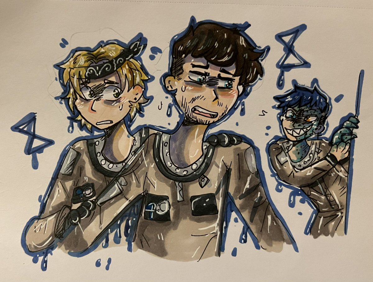 maksdumbart0120's tweet photo. I thought it was over but no.. I found another book in my old backpack these are haunting my dreams especially the last one.

#setitoff #setitoffband #midnightsio #midnightsetitoff #fanart #2019art #setitofffanart #siofan #oldart #CURSED #bandfanart #istillcantdrawcodycarson #idk https://t.co/iP2C2qIS5E