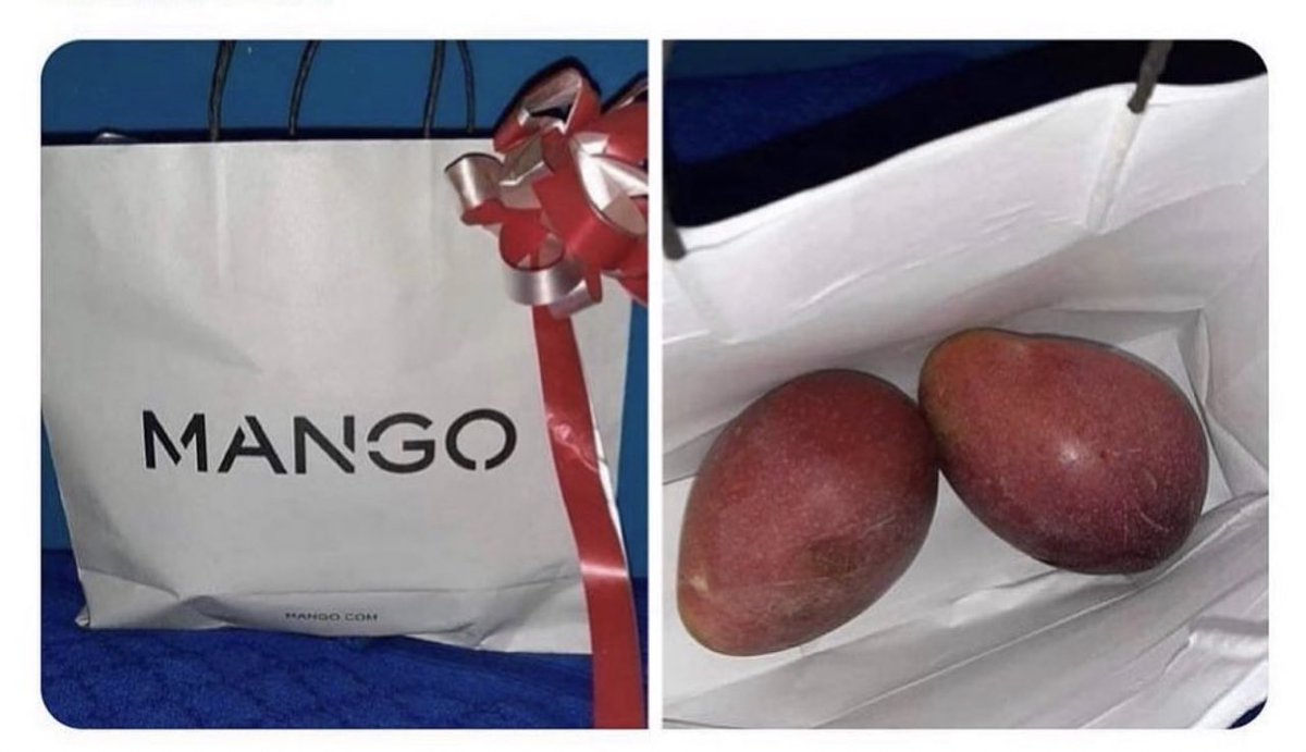 I bought Mango from Mango 
#MangoMania
#notfunny
