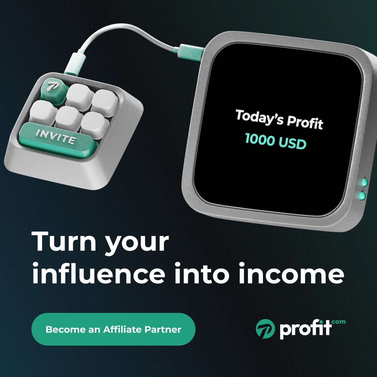 profit_com_'s tweet photo. Become a https://t.co/hYxEy7Vnyk Affiliate Partner &amp; Start Earning Today! 📣

💰 20% Lifetime Commission from all the payments that your customers make
🏆 10% Extra Commission when your customers win money in Tournaments