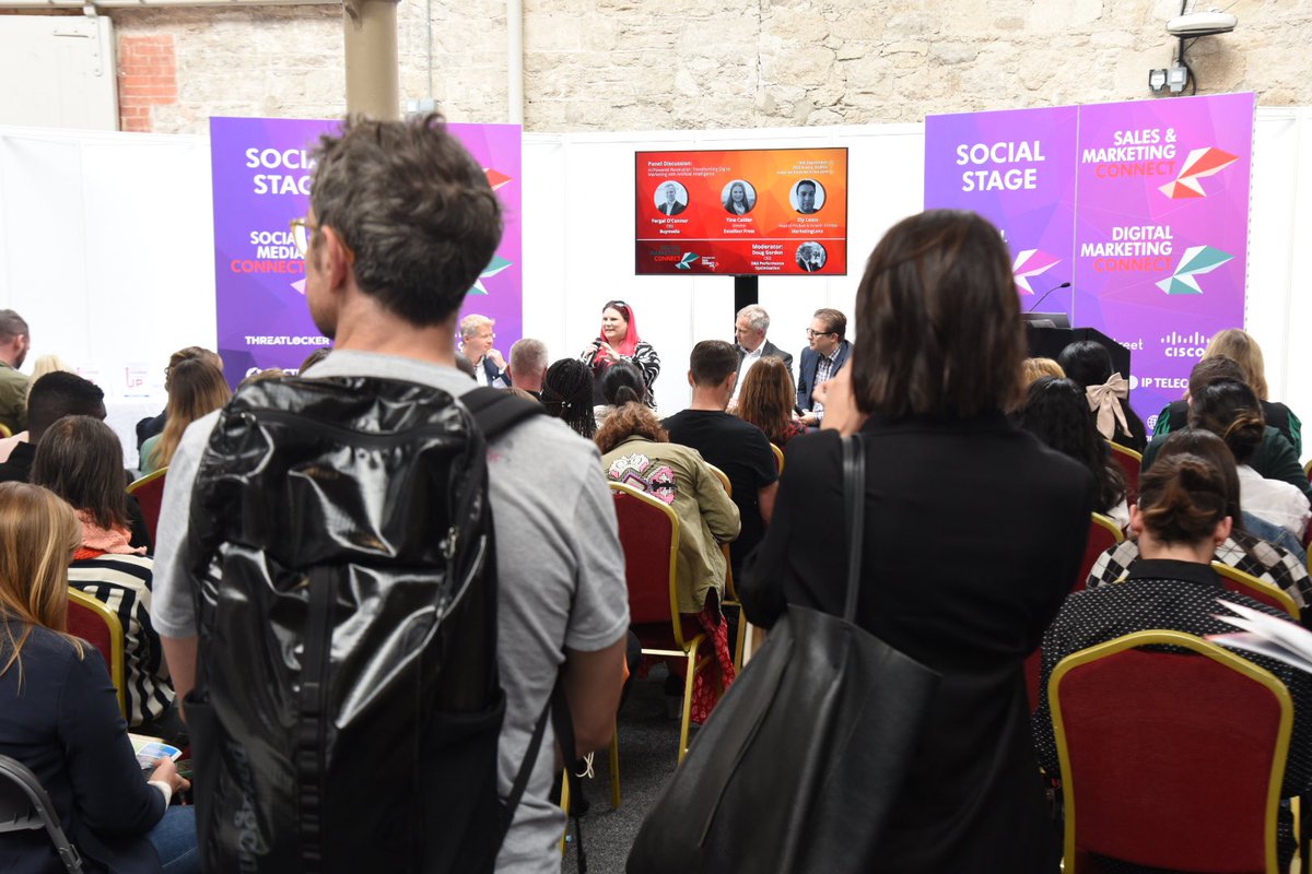 🤖 Kudos to Moderator Doug Gordon and our expert panelists Fergal O’Connor, Ely Loew, and Tina Calder for their illuminating discussion on the AI-Powered Revolution in Digital Marketing. 

Discover how AI is transforming the marketing landscape! 

#TechConnectIRE