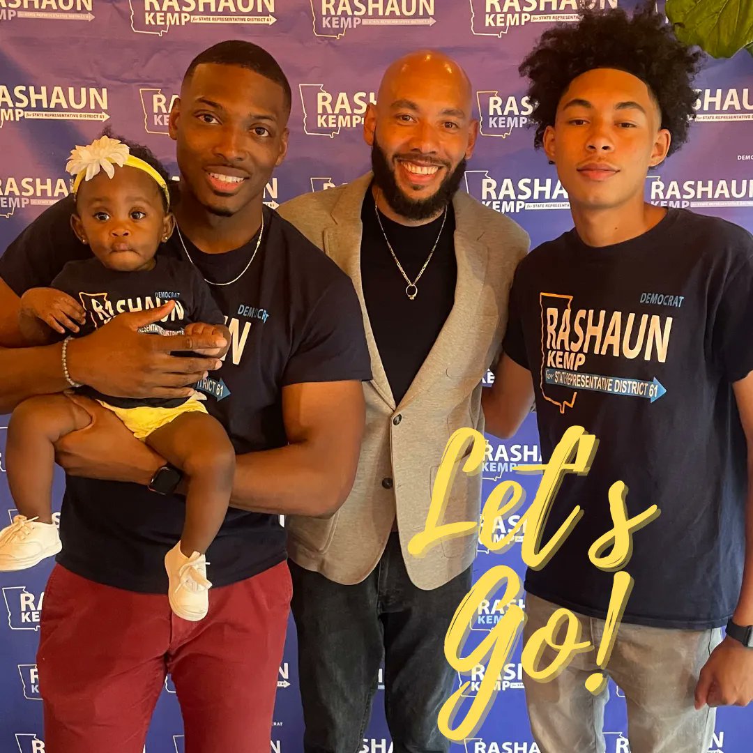RashaunKemp's tweet photo. I am running because I know #BetterIsBeforeUs. Stand with me, a reliable leader who will deliver #ReliableRepresentation for GA's 61st House District. Join me and my family on Sun, Oct. 8, 2023, for our kickoff! Details shared w/ RSVP. #Rashaun24 https://t.co/xefCbdXuif https://t.co/C3LgqHaLHw