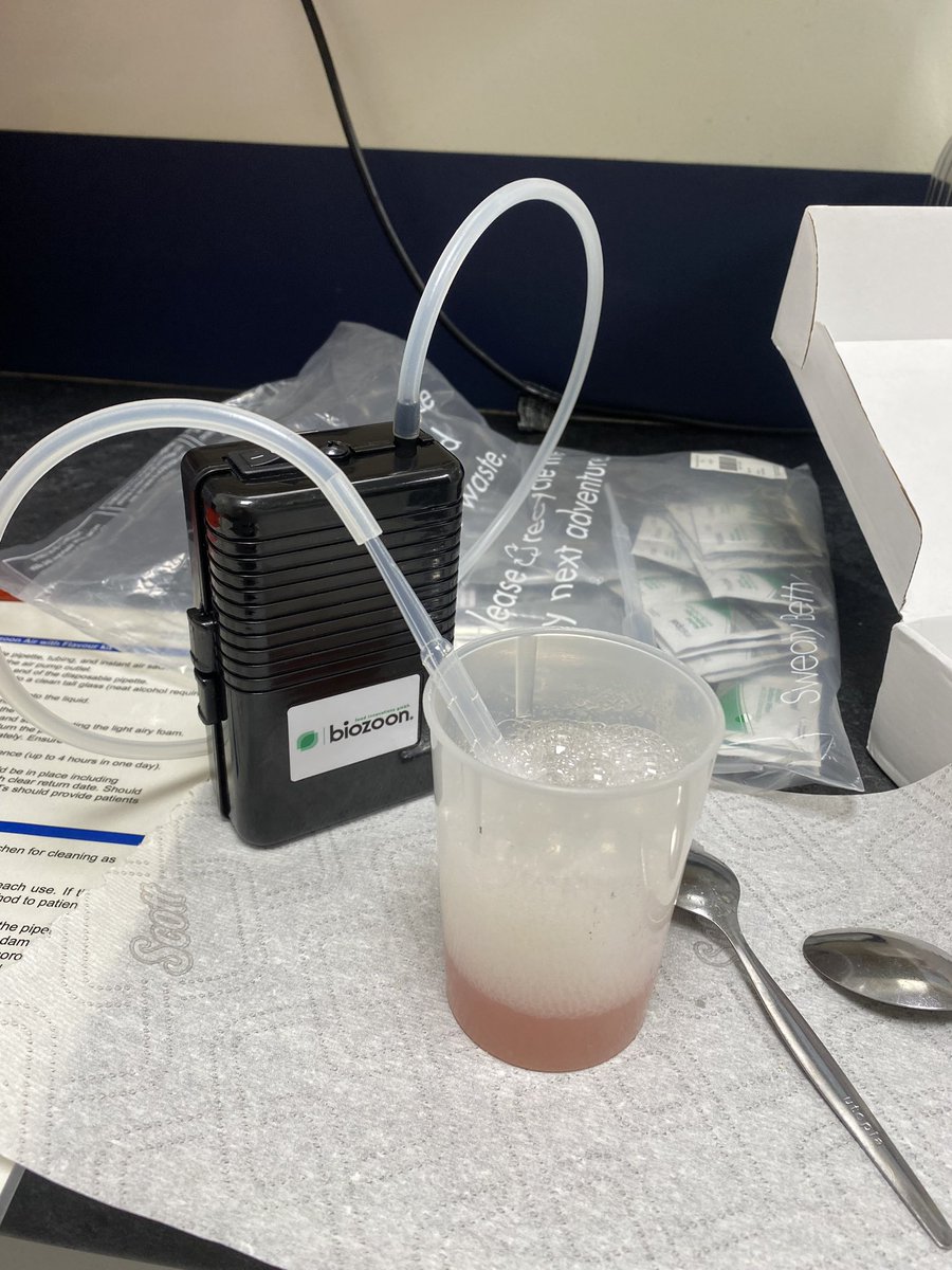 SalfordSlt's tweet photo. 🫧Biozooning on @SalfordSRU 🫧

Today we tried another swallow rehab session with @biozoon for a long term stroke rehab patient with severe oropharyngeal dysphagia!

#mySLTday

@NCAlliance_NHS @RCSLT @TheStrokeAssoc https://t.co/tOgtPxsxl6