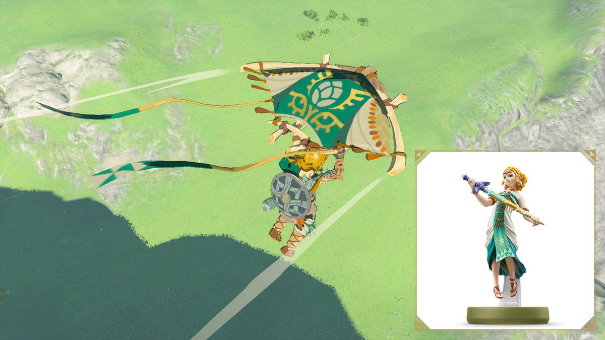 Each of these #amiibo unlocks a special fabric for your paraglider, as well as materials and weapons to help you on your adventure in The Legend of Zelda: #TearsOfTheKingdom.