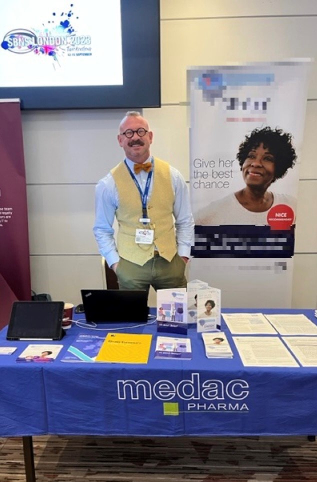 👋 Calling all HCP's! 👋 Kirk our National Account Manager in Oncology is at The Society of British Neurological Surgeons Conference today! Come and visit him at stand 17, he is looking forward to engaging with you all!