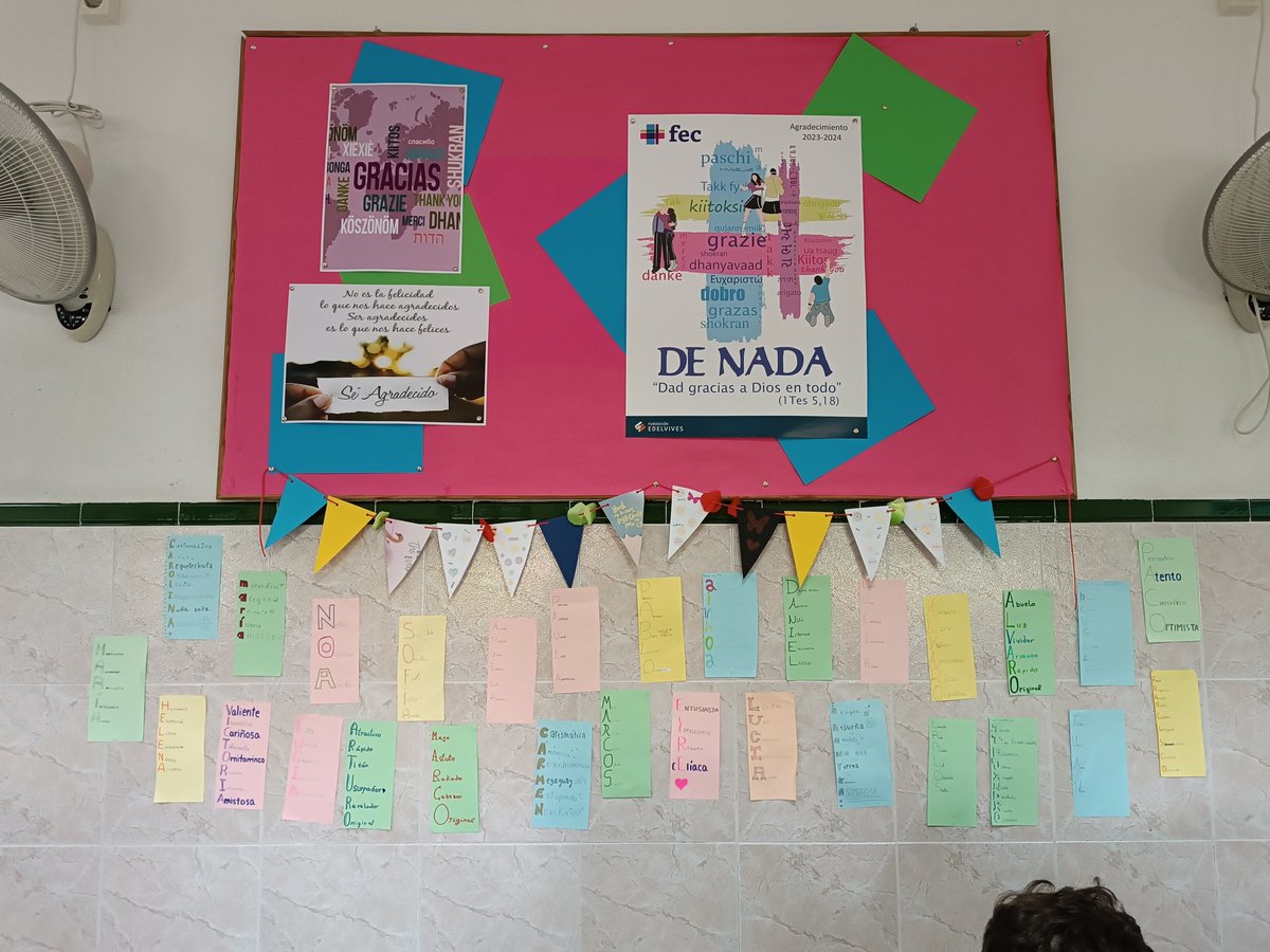 fecsjvmu's tweet photo. El valor @colegiosfec protagonista del curso 2023-24 será el #agradecimiento. Un valor que nunca se agota, un valor que necesitamos para vivir y convivir con otros, un valor fundamental para educar y ser educados. #gracias #denada #somosfec #turoríaESO https://t.co/1gE9aVXJTW