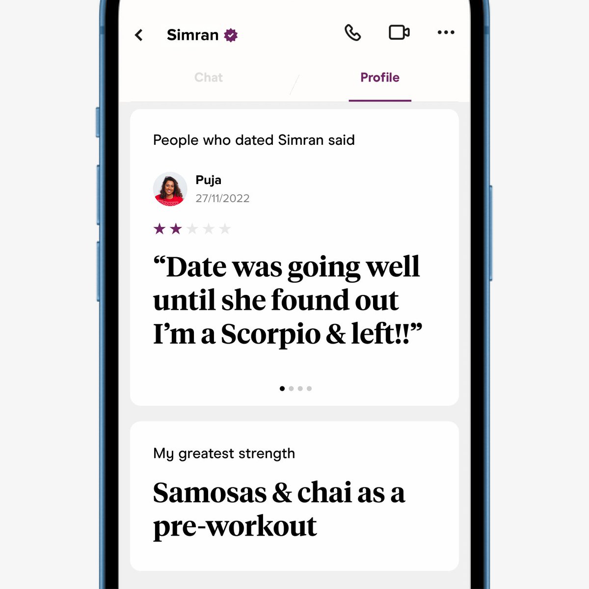 bhavinaux's tweet photo. What if...Hinge profiles had post-date reviews? When date night turns into date flight! 

Credit for this idea goes to @littlebigrawr https://t.co/wzXbvO0vNb