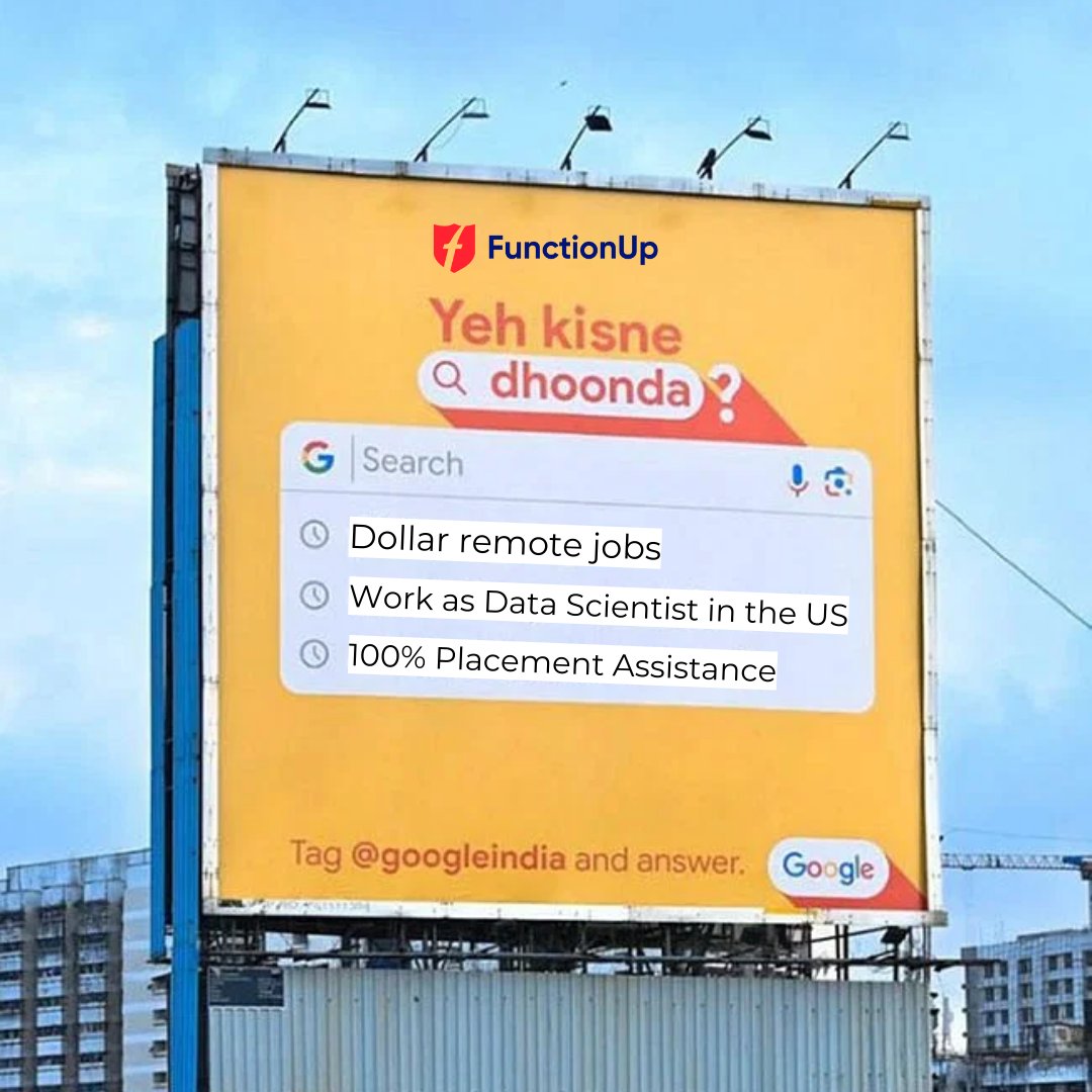 function_up's tweet image. Can you guess who they are?
#GoogleIndia #FunctionUp #momentmarketing #mememarketing #brandspotlight #topicalspot