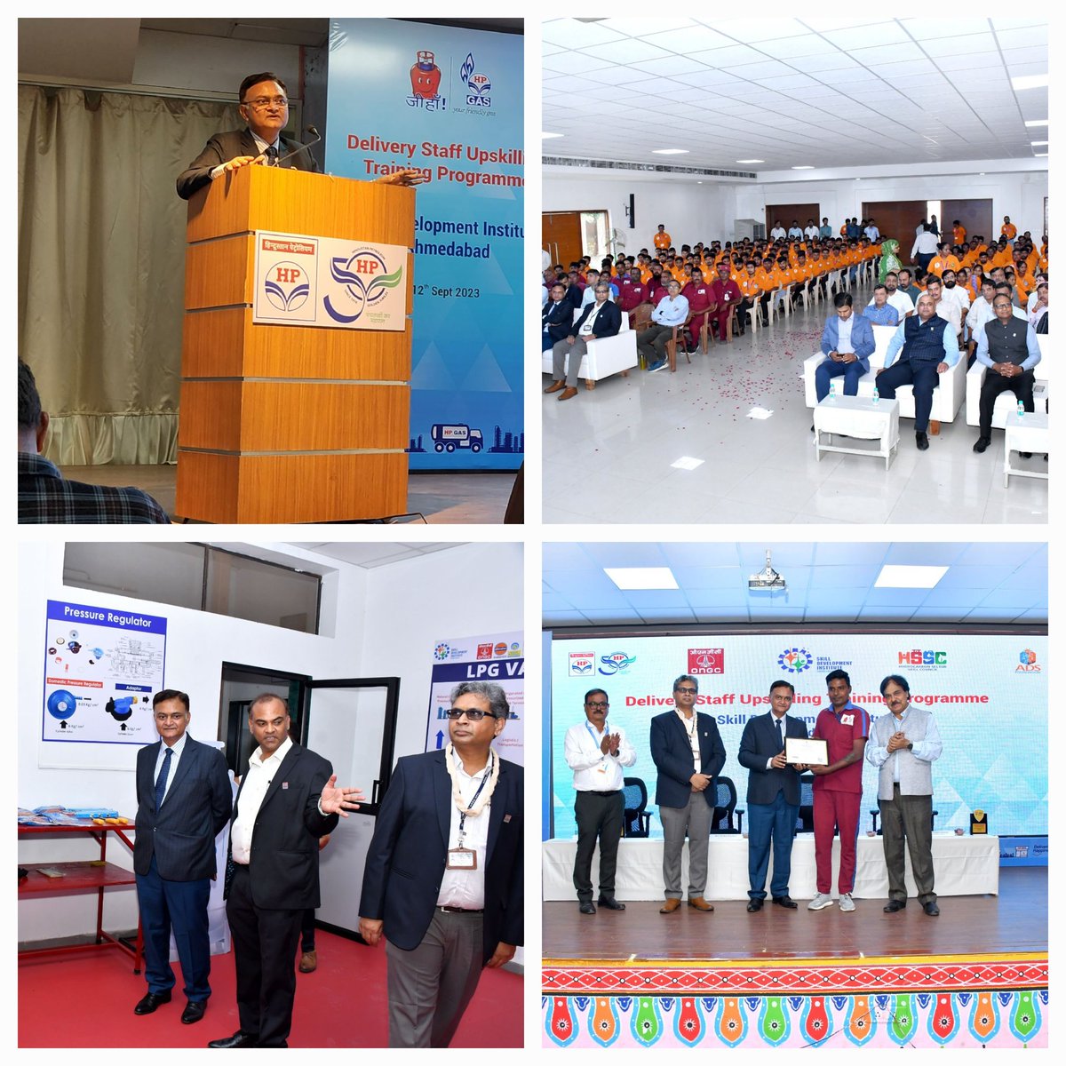 @NwzLpg committed to train Delivery staff. @HPCL ED -LPG @anujjain1906 inaugurated #Samarth2.0 at SDI Ahmedabad @MSDESkillIndia @Hydrocarbon_SSC @nalli_srinivas