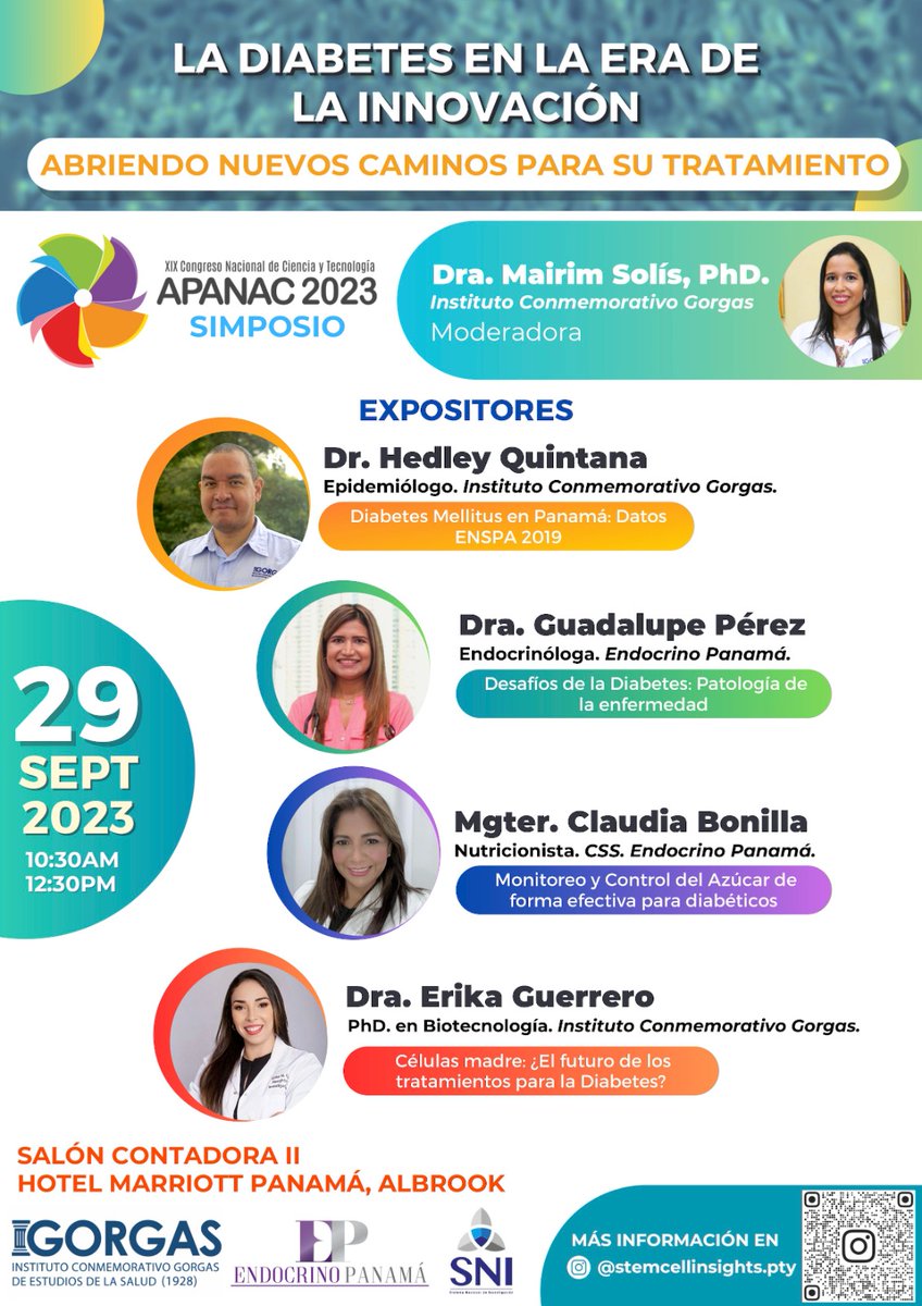 No se pierdan este simposio en el congreso nacional de ciencia y tecnología APANAC 2023