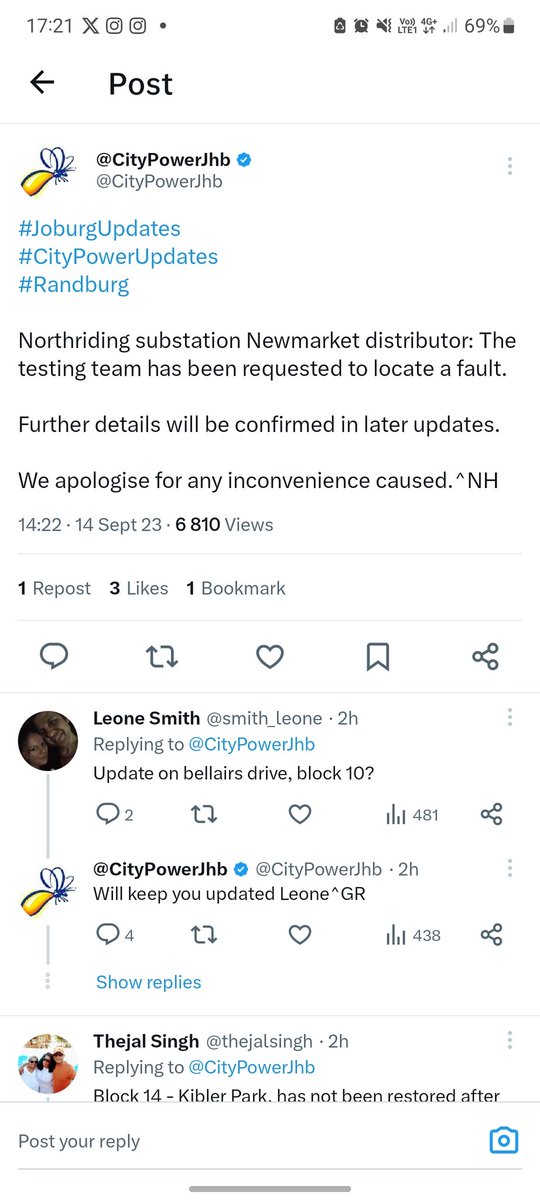 MalefaKekana's tweet image. You gave the same update at 14:22 #Block10 #BellairsDrive #Northriding