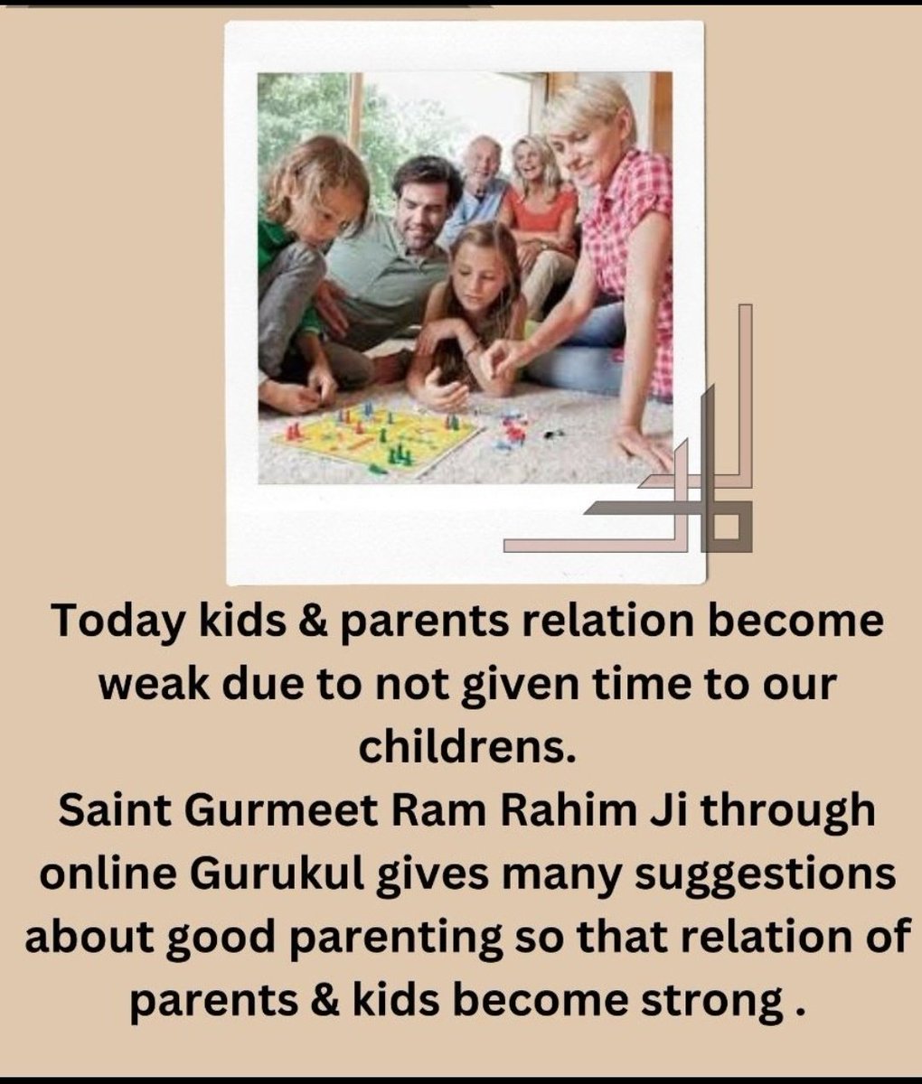 RituRan19056317's tweet image. Today due to lack of spending time with children, relations between parents and children become toxic. Saint MSG Insan to stop this share parenting tips time to time. By following them , people feels  positive effects in their life. #TipsForHealthyRelationship