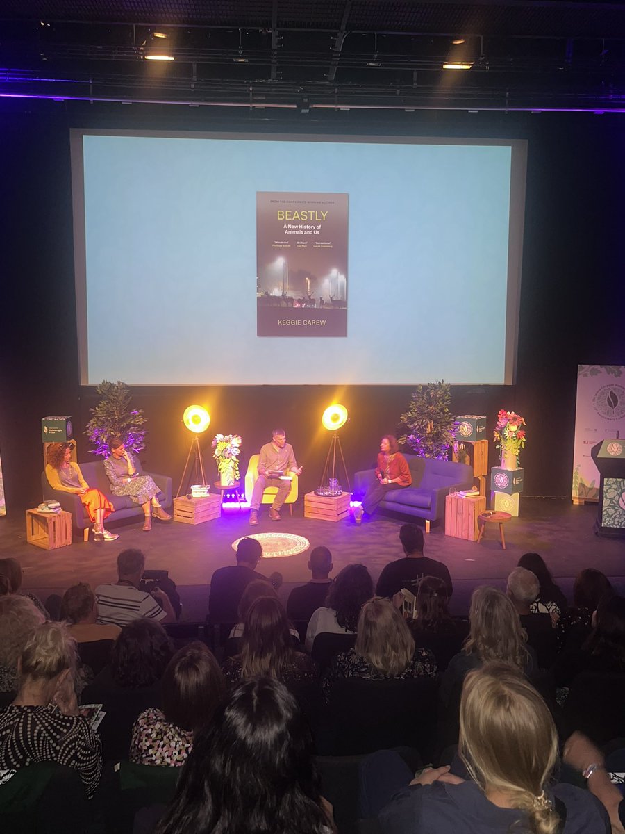 So many congratulations, again, to Keggie Carew on shortlisting for the James Cropper Wainwright Conservation award with BEASTLY, and for a great question and answer discussion at the ceremony today in Kendal. 

Big cheer to <a href="/KeggieC/">Keggie Carew 🦩</a> and all at <a href="/canongate/">Matt</a> &amp; <a href="/AbramsPress/">Abrams Press</a>