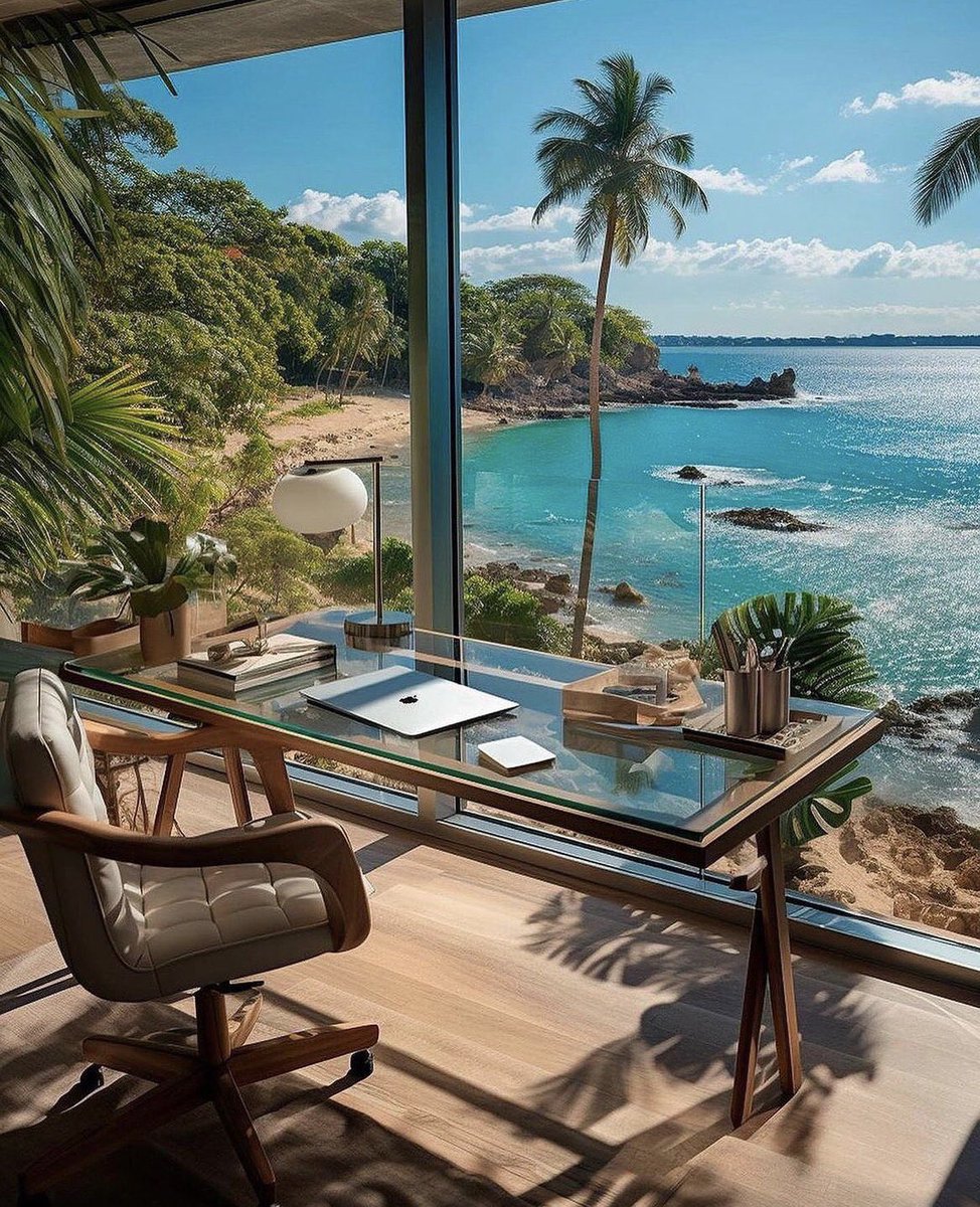 I deserve an office desk with a VIEW