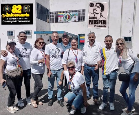 ADSecSindical's tweet photo. Desde la secretaria sindical junto a este maravilloso equipo celebramos los 82 años de nuestro Glorioso partido, seguimos trabajando para que Carlos prosperi sea el candidato de la unidad https://t.co/zTXxXt7CPM