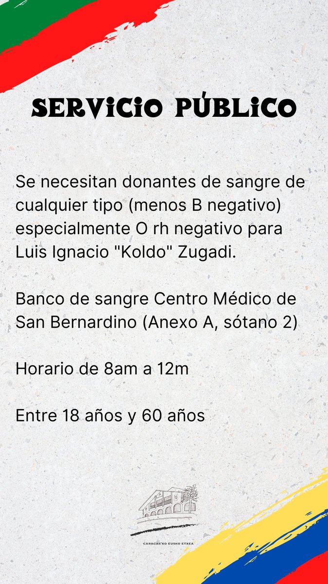 Centro Vasco Caracas tweet media