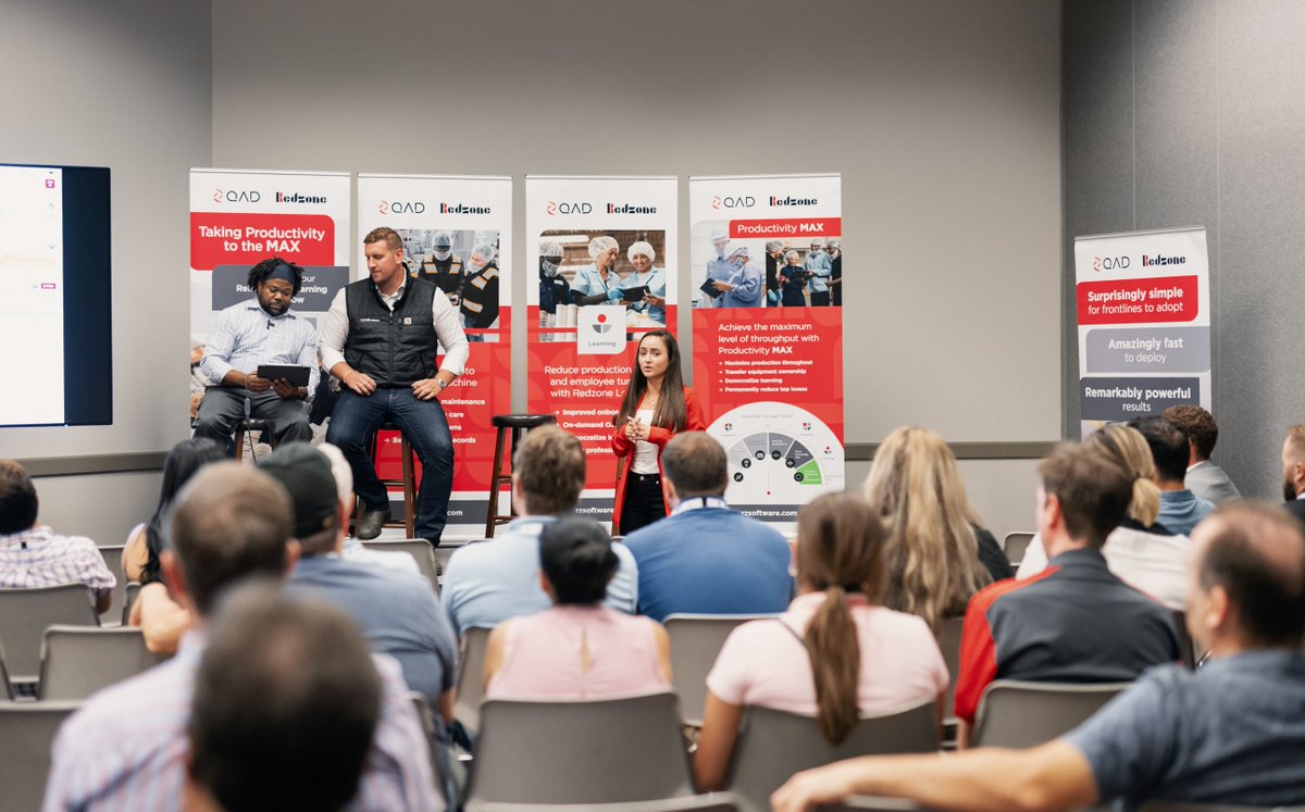 RedzoneSoftware's tweet image. Productivity MAX is the name of the game and our incredible panelists from Claremont Foods, Taffy Town, and noosa yoghurt have you covered! Now with Reliability and Learning at this week's #PackExpo Educational Session.
Learn more — okt.to/Cfqm9U