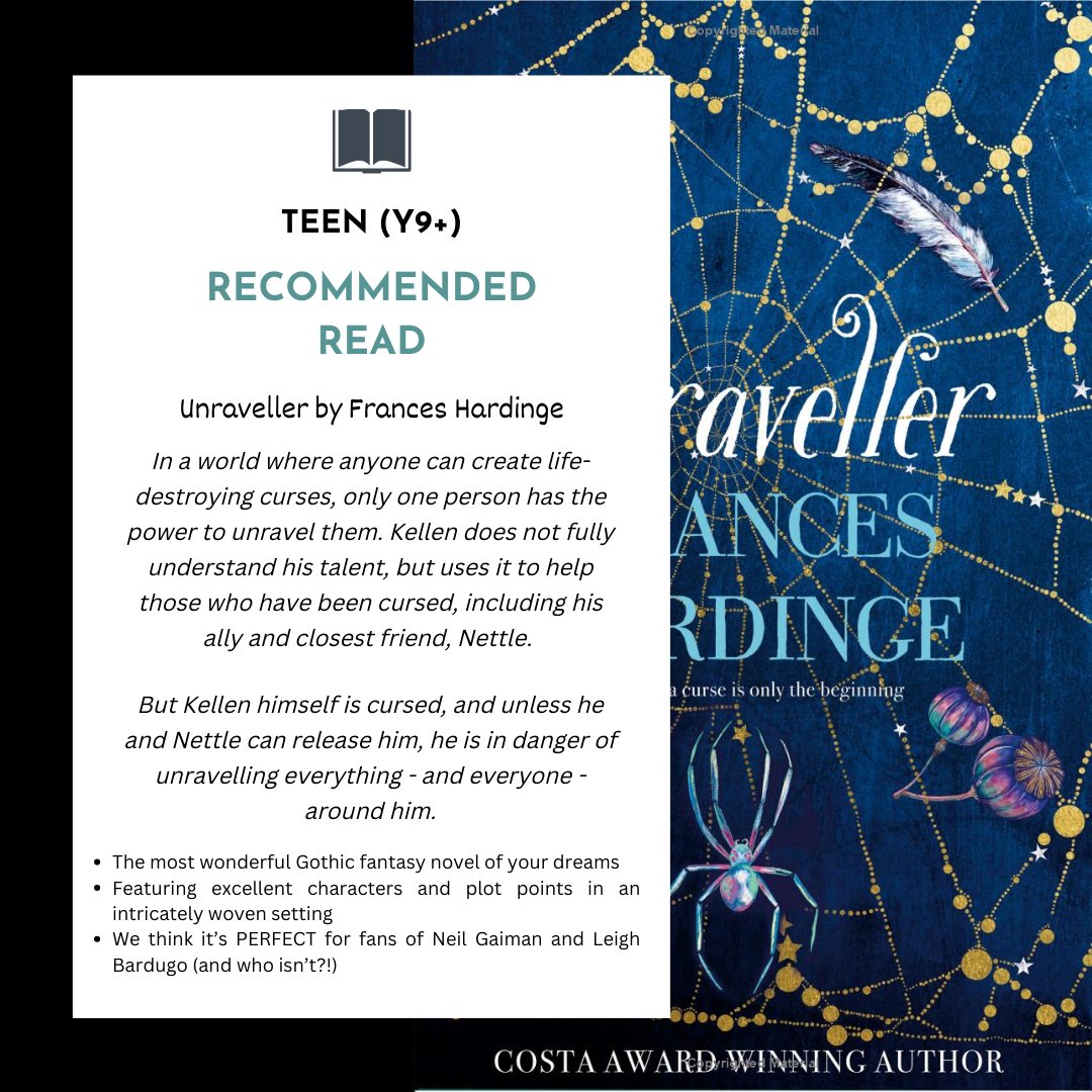 BGSLibraries's tweet photo. Looking for a book which will transport you to a strange and wonderful world full of magic and curses? Well, we have the book for you...

#BGSrecommends #BGSreads https://t.co/VITAi8IFUq