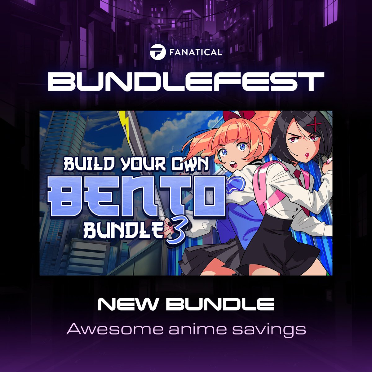 Fanatical's tweet photo. ✨ The third entry of the Bento Bundle is out now! This collection has tons of anime titles for you to enjoy, such as #RiverCityGirls, #Kaichu - The #KaijuDatingSim, #IfMyHeartHadWings, and #AraFell - Enhanced Edition! https://t.co/MoF60MOSWg
#gamedeal https://t.co/ZDePNutcGw
