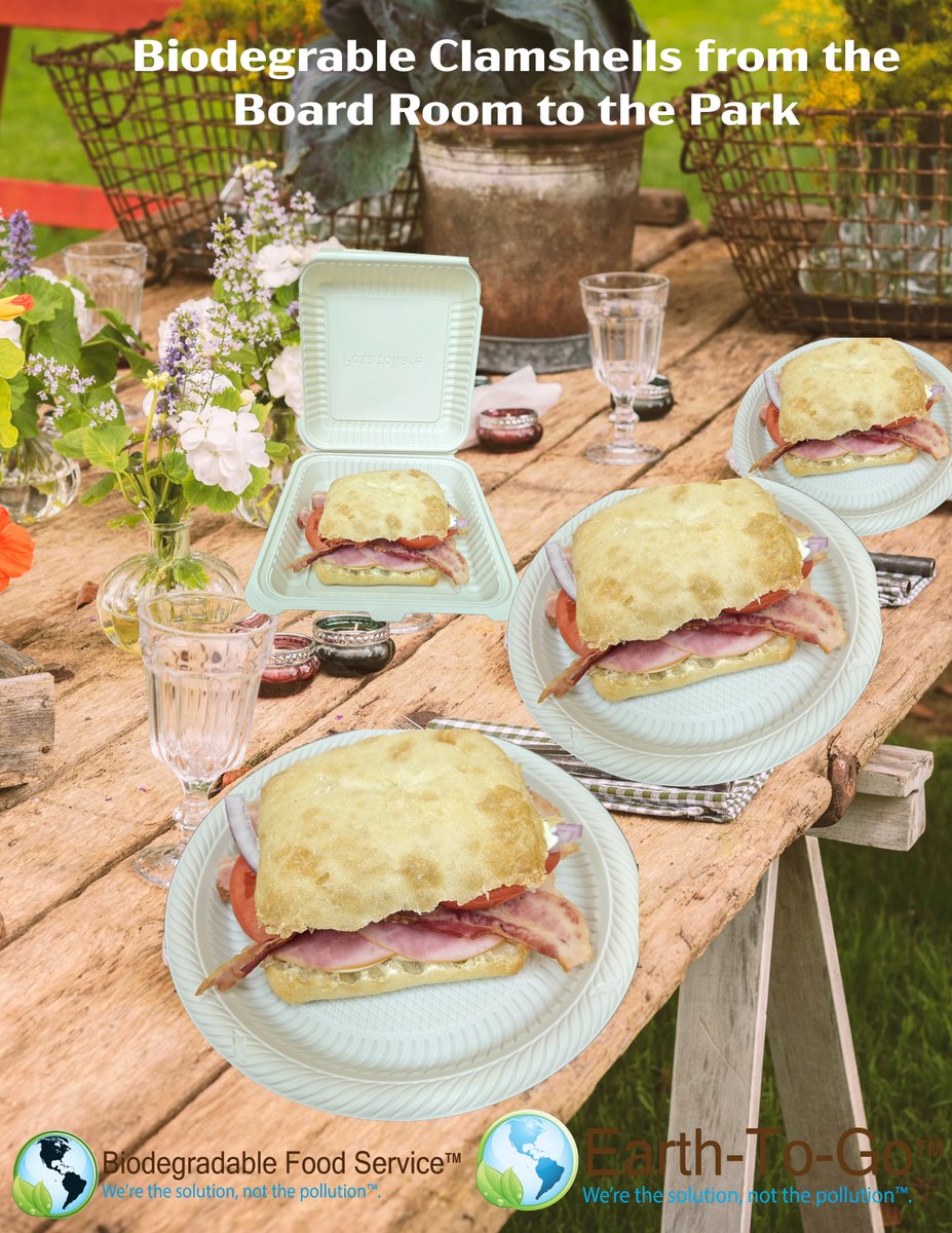 Earth2Go's tweet photo. Here at BDFS its National Hoagie Day served in our Biodegradable Clamshells. From the Board Room to the Park. Our Plates and Clamshells are Bio Based, a single use, leak resistant, renewable, and sustainable. Check them out today! 
#BDFS #EarthtoGo #Clamshells #PotatoWare https://t.co/S7p3Pho25m
