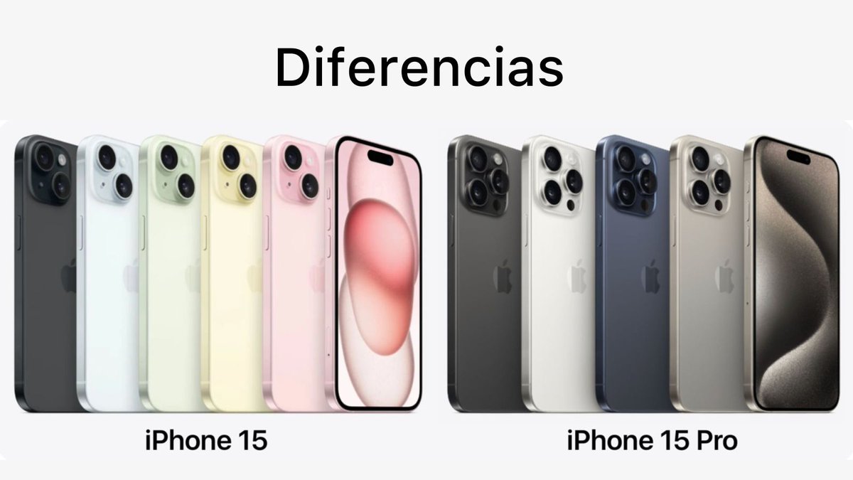 Ktuin's tweet photo. ¿Quieres conocer las diferencias entre el iPhone 15 vs iPhone 15 Pro?📱 Diseño, cámara, batería...🔋

En este blog te contamos todo lo que cambia entre los iPhone más avanzados.
¡Descúbrelo, aquí! 👉🏼 https://t.co/nAPKkk2Lky

#iphone15 #iphone15pro #ktuin #apple https://t.co/aIfq1YFDqV