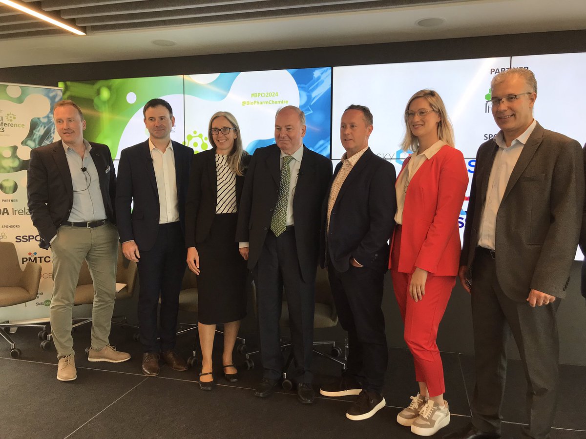 InnoGlobal1's tweet photo. A great day at the @BioPharmaChemIre Conference today in Dublin! Our CEO, Dr. Ian Jones was part of the panel discussion on Industry 5.0 alongside research, policy makers, and industry leaders in the space. A big thank you to @MattmoranBPCI and all those involved.   

#BPCI2024 https://t.co/huijrVLmRd