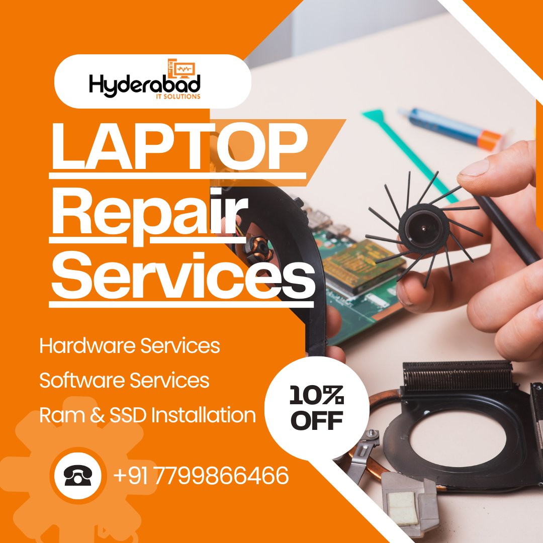 ItHyderabad's tweet photo. We offer upgrades to boost your laptop's performance, such as RAM upgrades, SSD installations, and battery replacements, to breathe new life into your device.
 #laptopservice #soldering #windows #laptoplife #computersetup #laptopsecond #pc #macbook #tech #reballing #itservices https://t.co/g3qa8F5ZlA