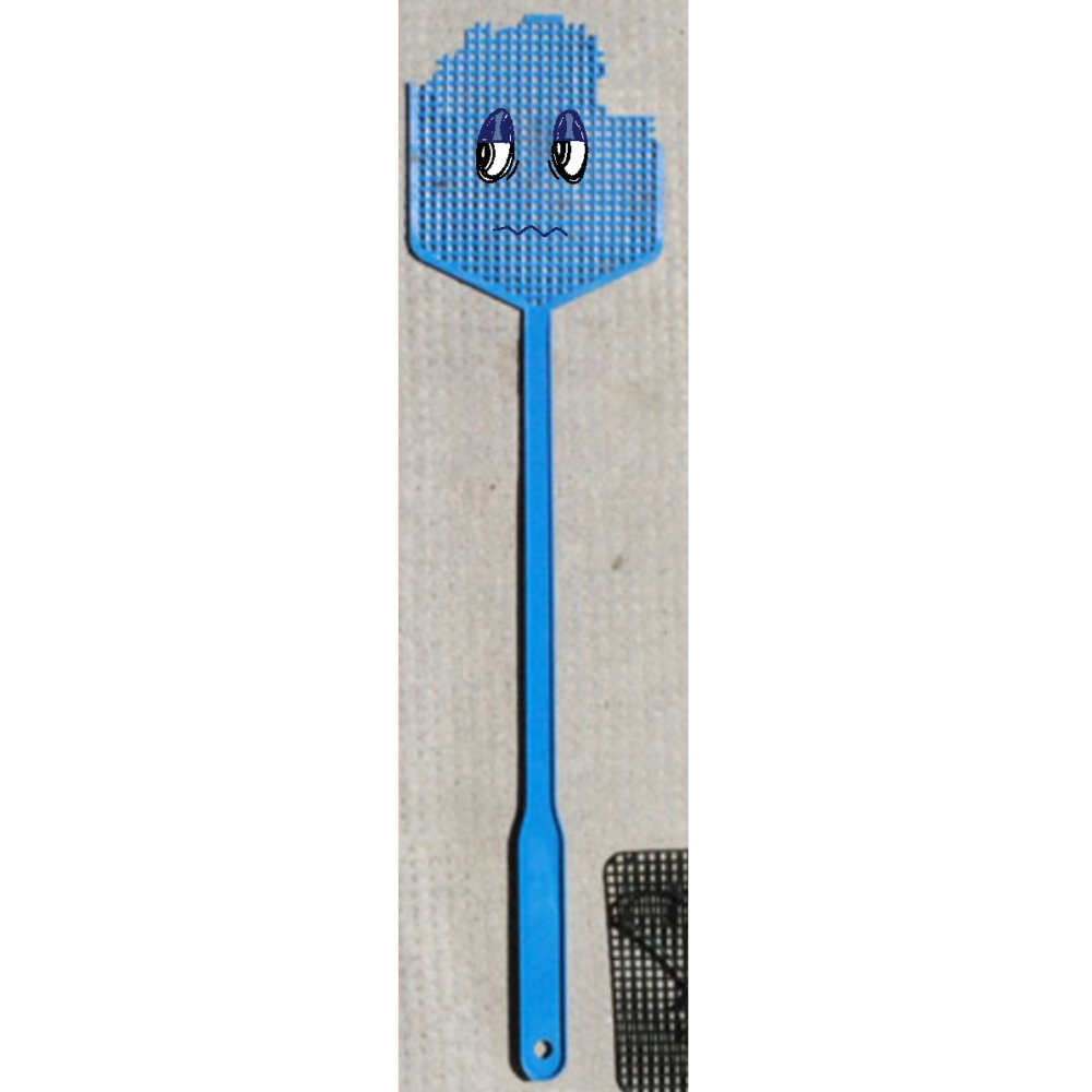 mothdela's tweet photo. first ever drawings of my fav skrunkley Thomas Flyswatter 💙 (2nd pic is him irl, he got too silly)
my headcanons in the 'my style' drawing: broken flyswatter head/slightly damaged head, flexible neck, eyebags (hes eepy), sharp tongue

#thomasflyswatter #fanart #art #silly #eepy https://t.co/jgpUKwyQoC