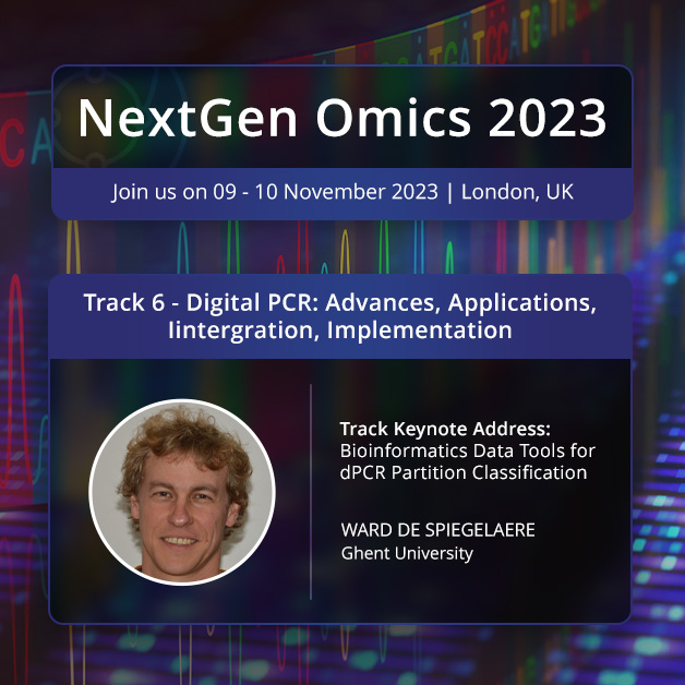 📌 Stay on the forefront of #dPCR research with #NextGenOmics2023 & @ugent's @WardDeSpiegelae Get more info: hubs.la/Q022gnvP0 #OmicsSeries23