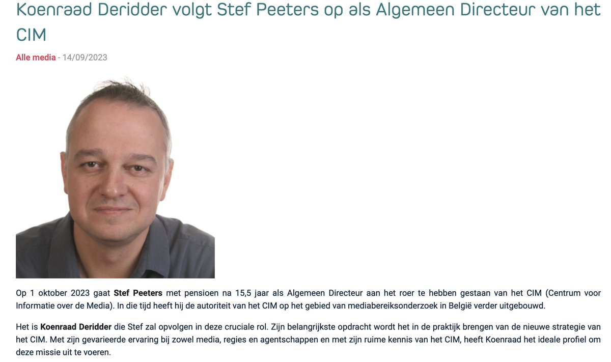 DekoderBE's tweet image. Nieuws! Nieuws! Nieuws!
cim.be/nl/nieuws/2158…