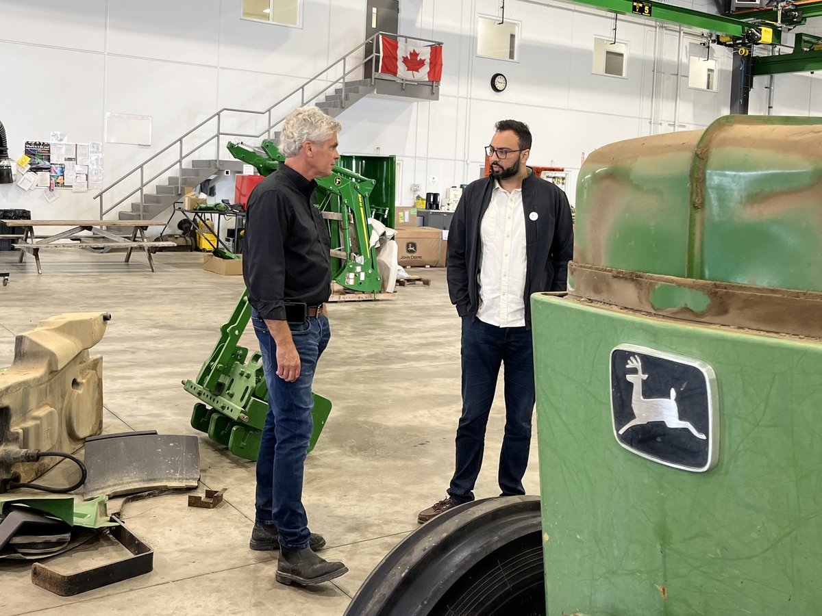 Great conversation with the team at Premier Equipment in Norwich about labour shortages and the growing need for more support in the skilled trades. 🛠️ 

Premier Equipment is a thriving local business with 2 locations here in Oxford.